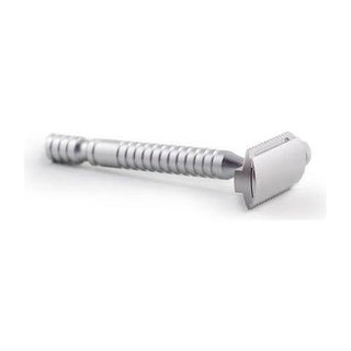 RazoRock SWITCH Silver V2 - DE Safety Razor - Machined Aluminum