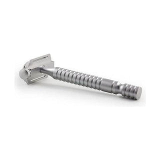 RazoRock SWITCH Silver V2 - DE Safety Razor - Machined Aluminum