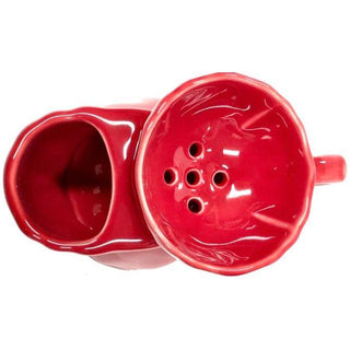 Simpsons Traditional Ceramic Red Shaving Mug