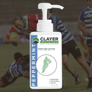 Organic Best Castile Soap - Rugby Players - 16 fl oz.