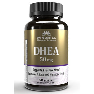 Windmill DHEA 50mg Hormone Support Supplement, 50 Tablets