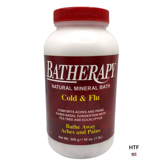 Batherapy Natural Liquid Mineral Bath, Cold and Flu, 16 Oz