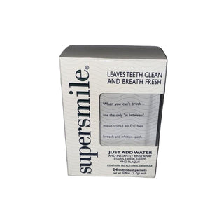 Supersmile Powdered Mouthrinse 24 Individual Packers .06 Oz Each