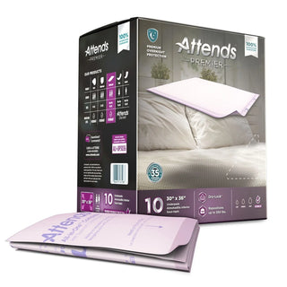 Attends Premier Low Air Loss Positioning Underpads XL 31"- 35" 10x