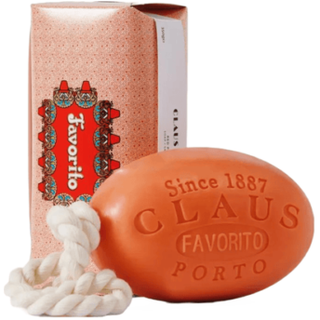 Claus Porto Favorito Red Poppy Soap on a Rope 12.4 Oz