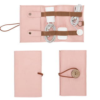 Salida Travel Pouch and Premium Leather Cable Organizer