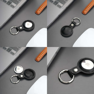 Saratoga Leather AirTag Holder