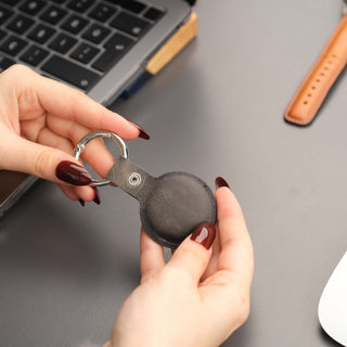 Saratoga Leather AirTag Holder