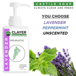 Organic Best Castile Soap - Rugby Players - 16 fl oz.