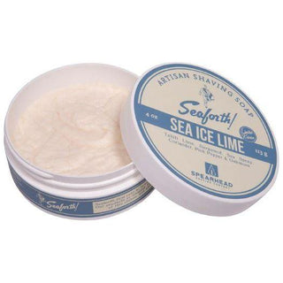 Spearhead Shaving Co. Seaforth Sea Ice Lime Artisan Shaving Soap 4 Oz