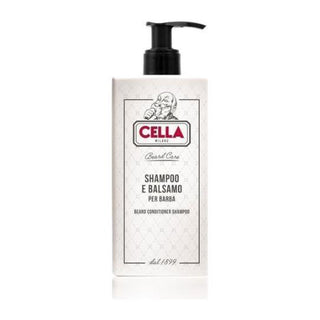 Cella Milano Beard Care Set Beard Shampoo 7.1oz, Beard Oil 1.7oz & Wooden Beard Brush