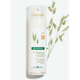 Klorane Dry Shampoo With Oat Milk - Natural Tint, 3.2-oz.