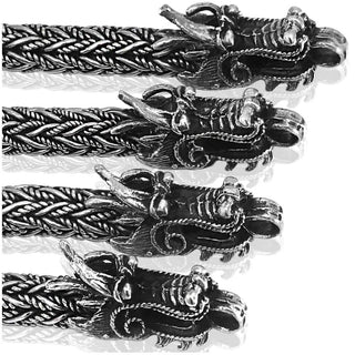 Silver Dragons Necklace