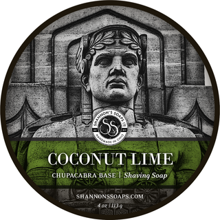 Shannons Soap Coconut Lime Chupacabra Base Shaving Soap 4 Oz