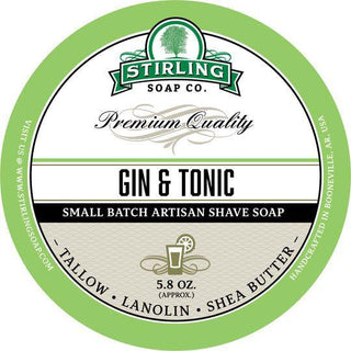 Stirling Soap Co. Gin & Tonic Shaving Collection