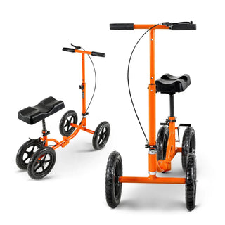 SuperHandy All-Terrain Knee Walker - Height Adjustable, 330Lbs Max Weight