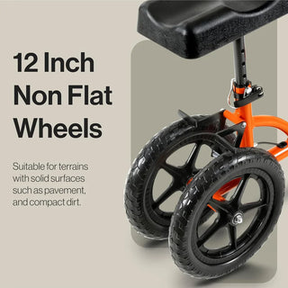 SuperHandy All-Terrain Knee Walker - Height Adjustable, 330Lbs Max Weight