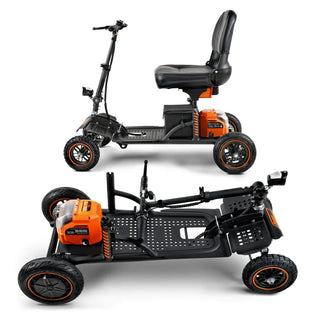 SuperHandy Mobility Scooter All-Terrain - Off-Road Design, 48V 2Ah Battery, 330lb Capacity
