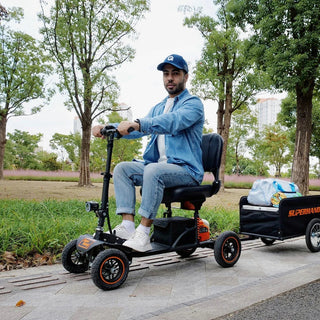 SuperHandy Mobility Scooter All-Terrain - Off-Road Design, 48V 2Ah Battery, 330lb Capacity
