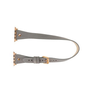 Syracuse Double Tour Leather Bands for Apple Watch 9, Ultra 2 and SE