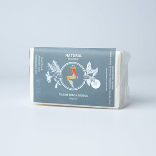 All-Natural Tallow Soap – Lavender Mint & Unscented