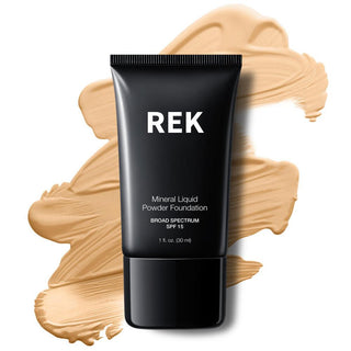 Tender Beige | Mineral Liquid Powder Foundation with SPF 15 | REK Cosmetics