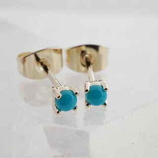 Tiny Birthstone Studs
