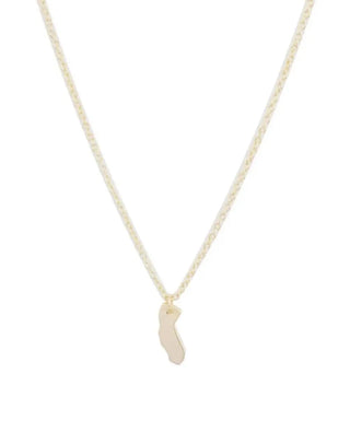 Tiny California Charm Necklace - Final Sale