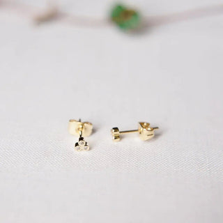Trinity Crystal Stud Earrings