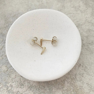 Tusk Droplet Stud Earrings