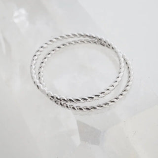 Twisted Rope Rings