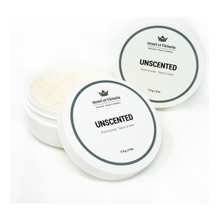 Henri et Victoria Unscented Shaving Soap 4 Oz