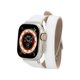 Vail Double Tour Leather Bands for Apple Watch 9, Ultra 2 and SE