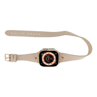 Vernon Double Tour Leather Bands for Apple Watch 9, Ultra 2 and SE