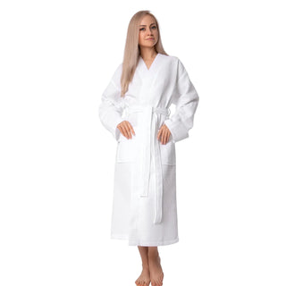 Aquis Medium Waffle Piqué Spa Robe