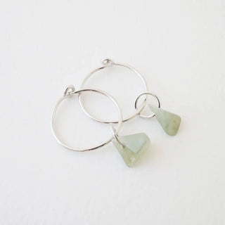 Wishing Crystal Hoop Earrings