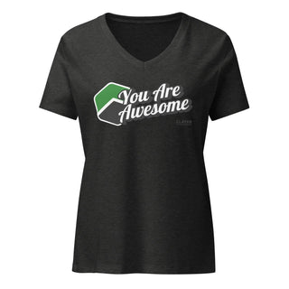 You are Awesome - Women’s relaxed v-neck t-shirt