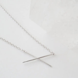 X Bar Necklace